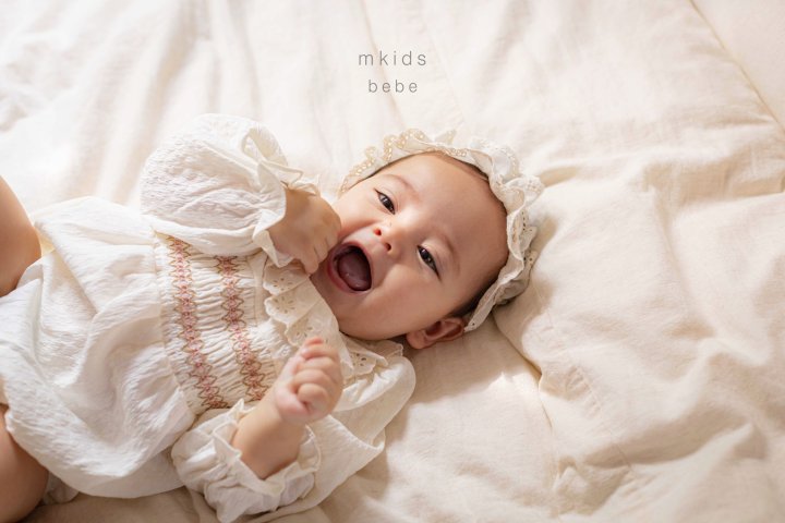 Mkids - Korean Baby Fashion - #babyboutiqueclothing - Annika Smocking Suit (Pink) - 5
