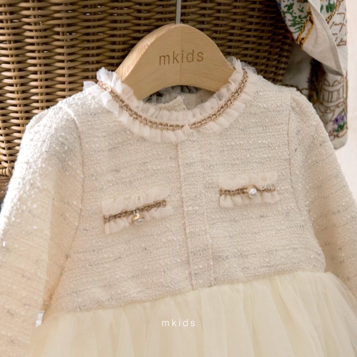 Mkids - Korean Baby Fashion - #babyboutiqueclothing - Julie Tweed One-piece - 11