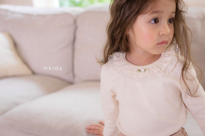 Mkids - Korean Baby Fashion - #babyfashion - Ella Lace Tee (Flower) - 7