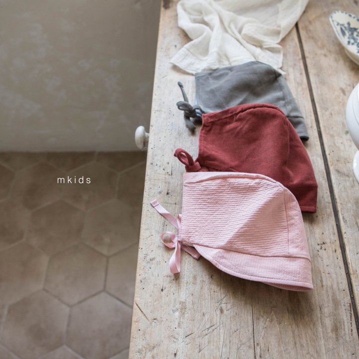 Mkids - Korean Baby Fashion - #babyfashion - Basic Bonnet - 9