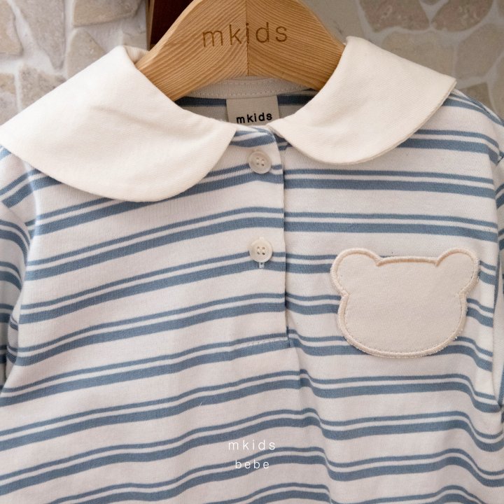 Mkids - Korean Baby Fashion - #babyfashion - Bear Stripe Suit - 12