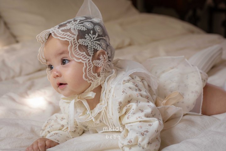 Mkids - Korean Baby Fashion - #babyfever - Ella Lace Suit (Flower) - 6