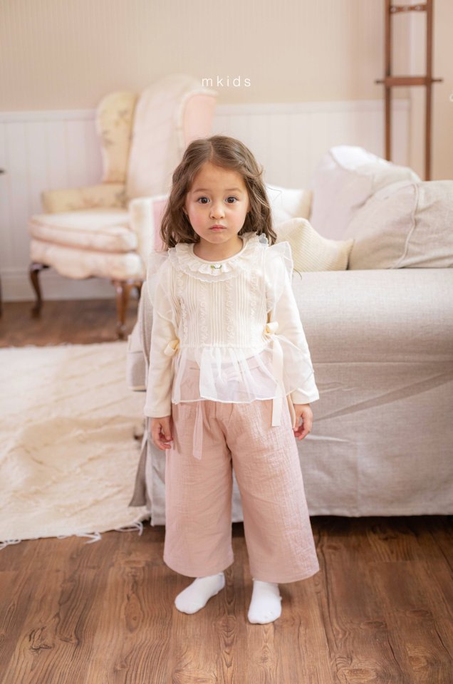 Mkids - Korean Baby Fashion - #babygirlfashion - Bonnie Wide Pants - 6