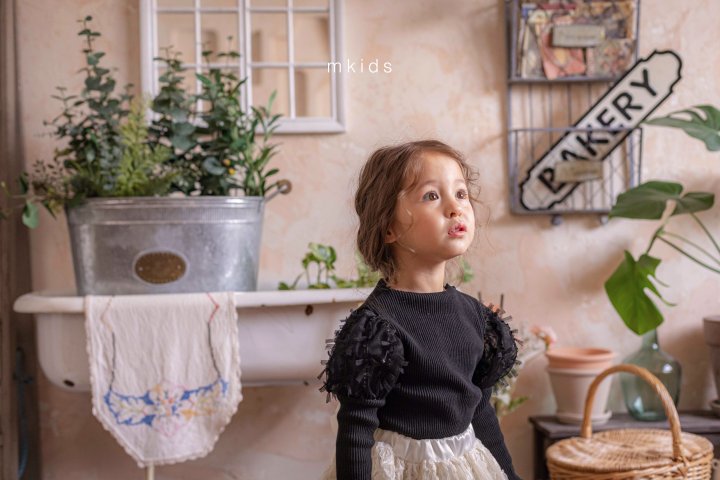 Mkids - Korean Baby Fashion - #babygirlfashion - Elin Puff Tee - 2