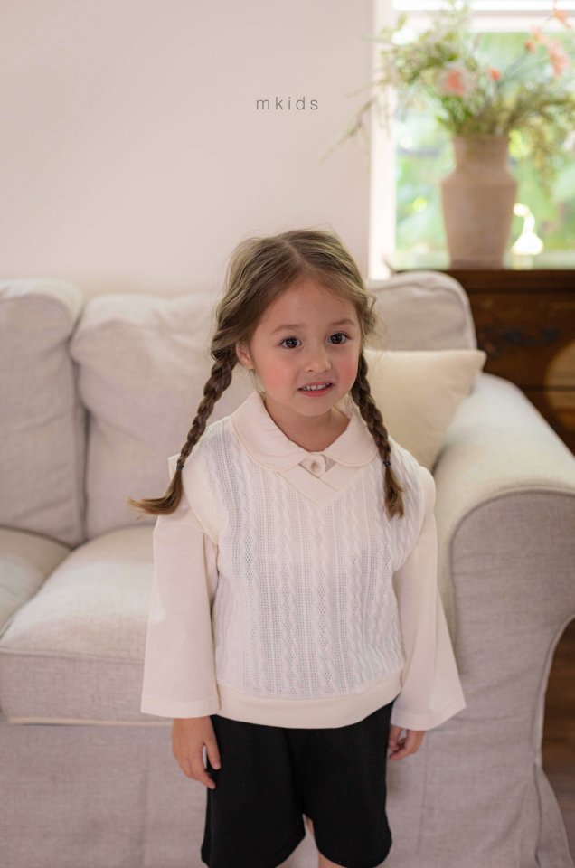 Mkids - Korean Baby Fashion - #babylifestyle - Tomi Knit Vest - 2