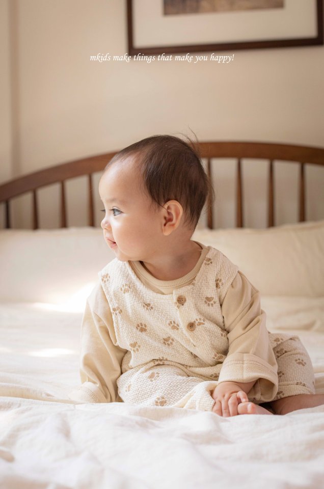 Mkids - Korean Baby Fashion - #babylifestyle - Bow Wow Tee
