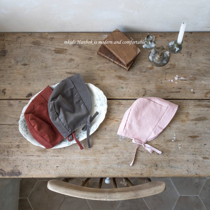 Mkids - Korean Baby Fashion - #babyoutfit - Basic Bonnet