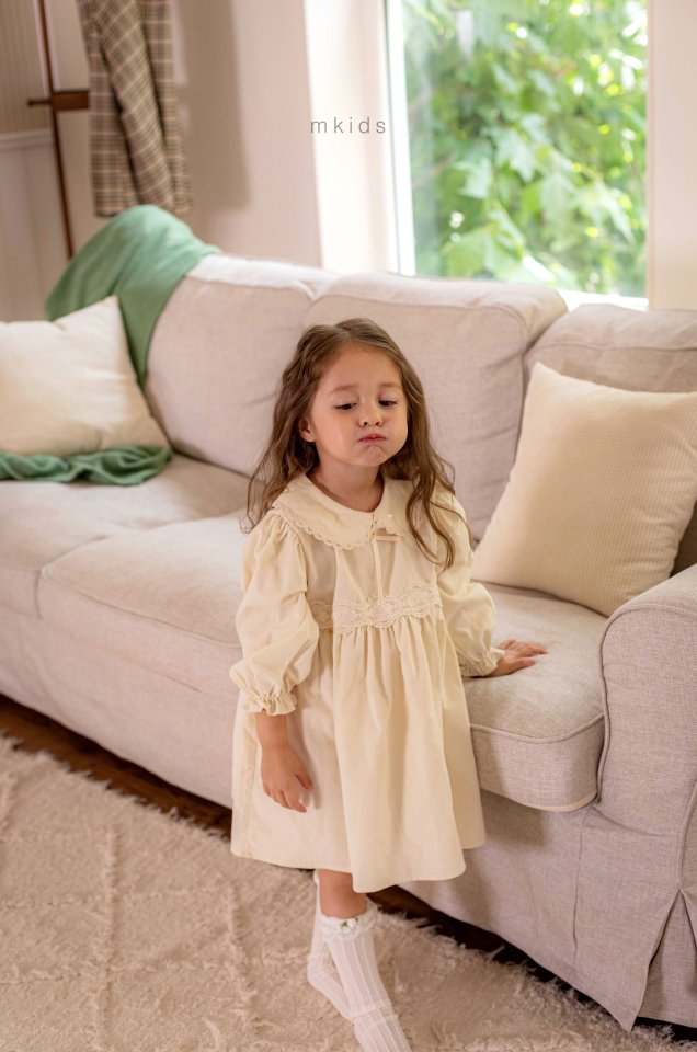 Mkids - Korean Baby Fashion - #babyoutfit - Ailee Lace One-piece - 9