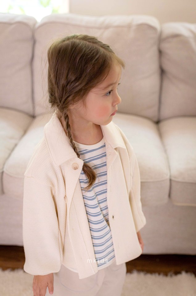 Mkids - Korean Baby Fashion - #babywear - Bear Stripe Tee - 5