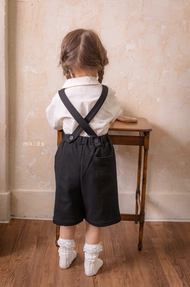 Mkids - Korean Baby Fashion - #onlinebabyshop - Julian Suspender Pants - 3