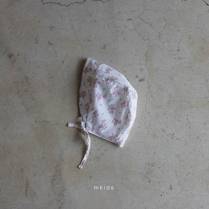 Mkids - Korean Baby Fashion - #onlinebabyshop - Basic Flower Bonnet - 5
