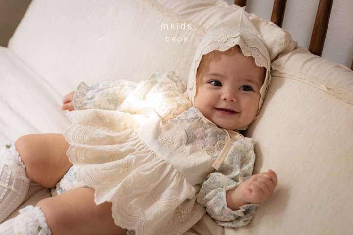 Mkids - Korean Baby Fashion - #onlinebabyshop - Rael Lace Suit - 3