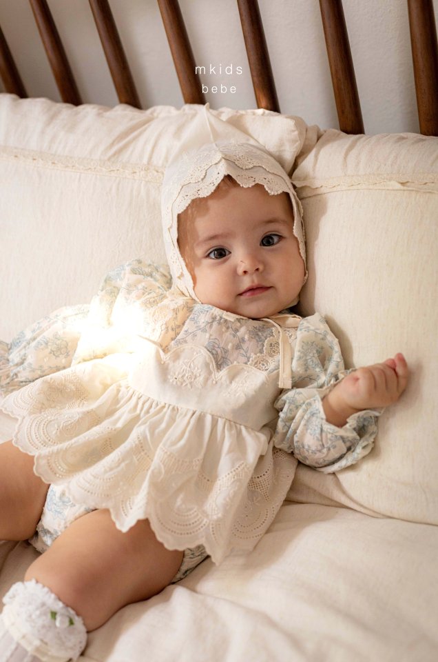 Mkids - Korean Baby Fashion - #onlinebabyshop - Rael Lace Suit - 4