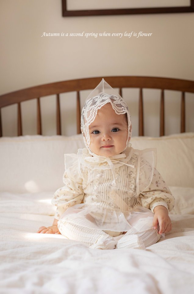 Mkids - Korean Baby Fashion - #smilingbaby - Ella Lace Suit (Flower)