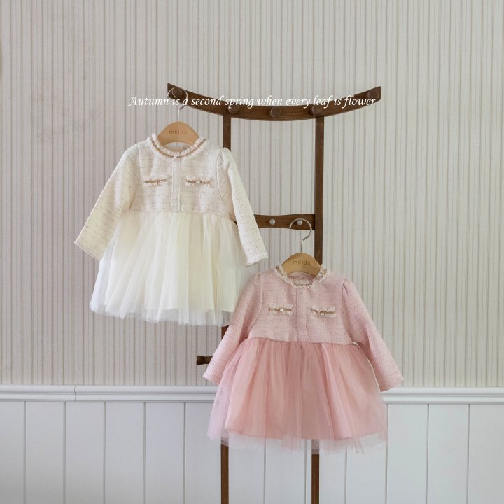 Mkids - Korean Baby Fashion - #smilingbaby - Julie Tweed One-piece - 9