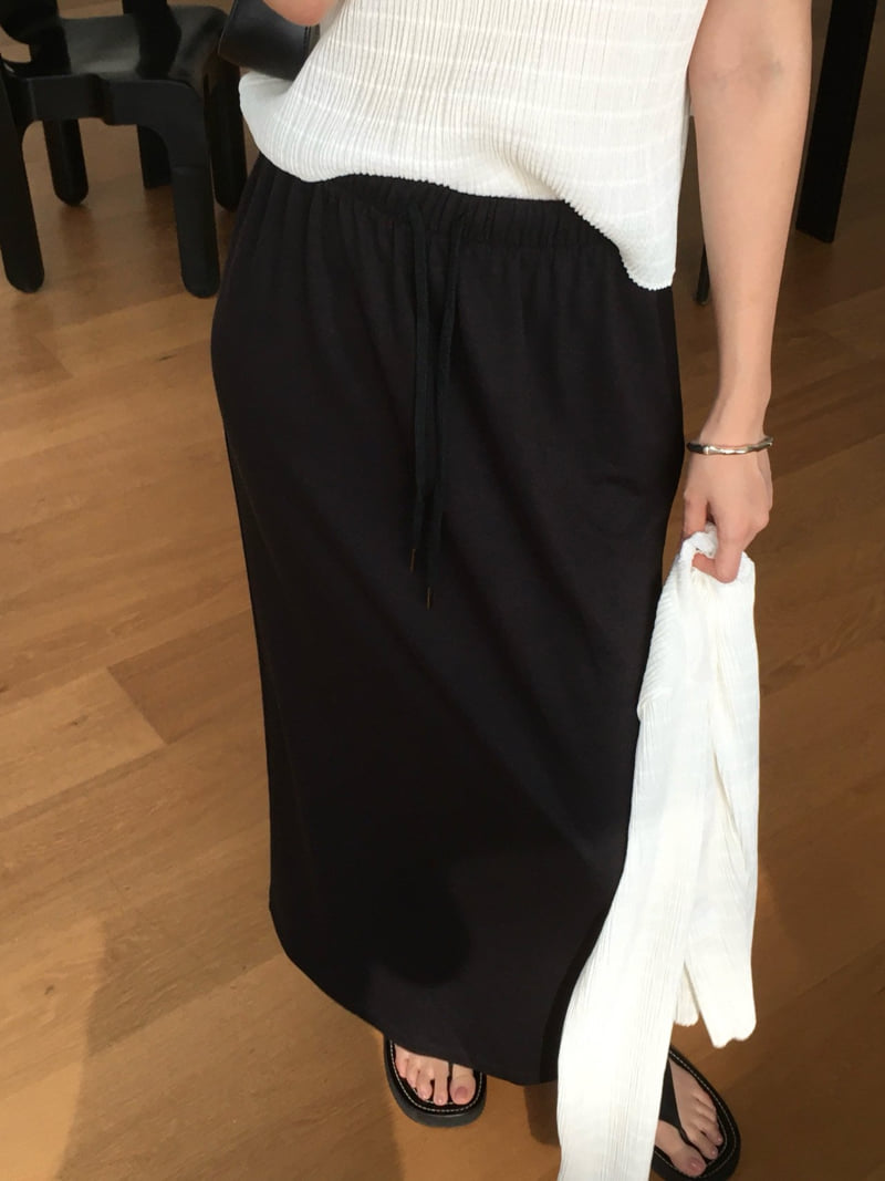 Moani - Korean Women Fashion - #momslook - Comfort Band Skirt - 11