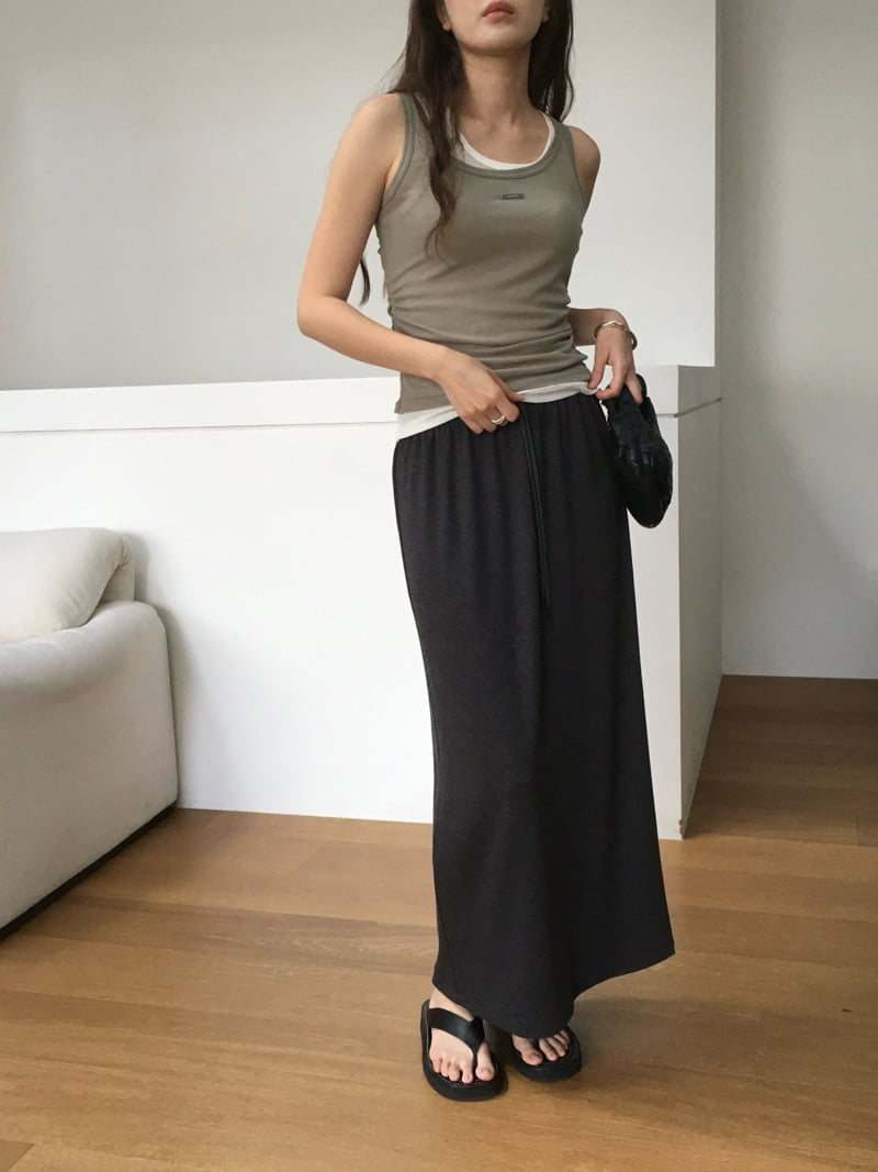 Moani - Korean Women Fashion - #restrostyle - Comfort Band Skirt - 6