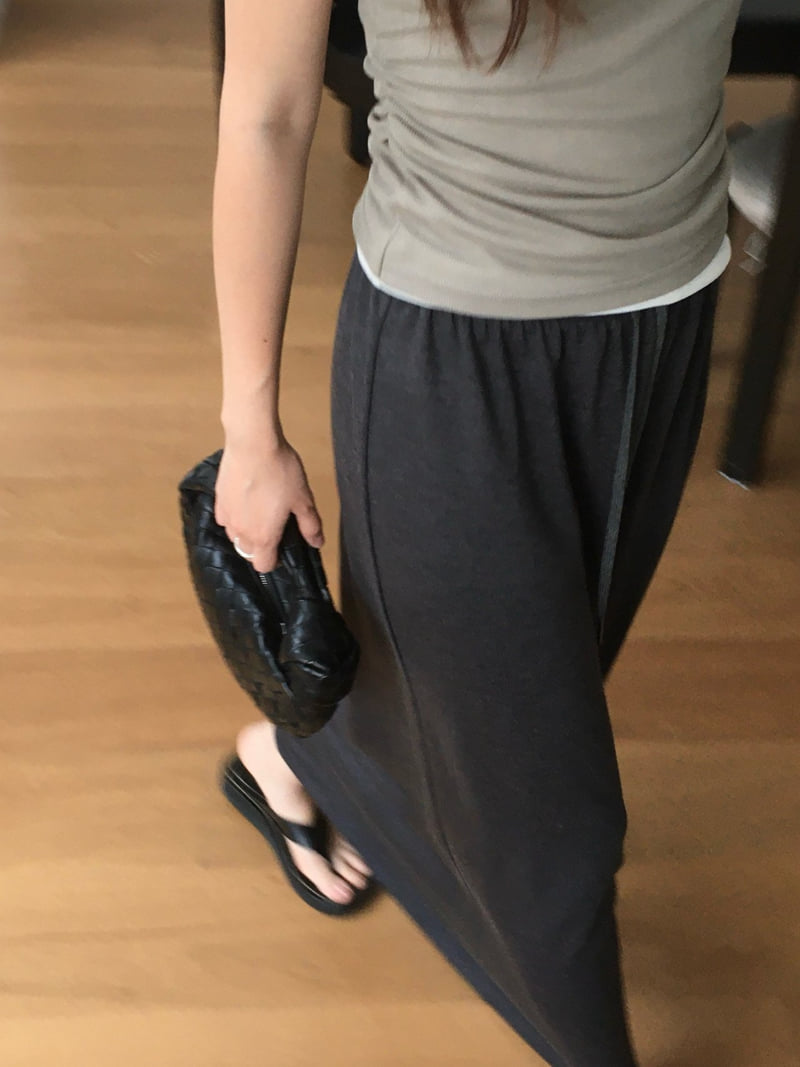 Moani - Korean Women Fashion - #romanticstyle - Comfort Band Skirt - 7