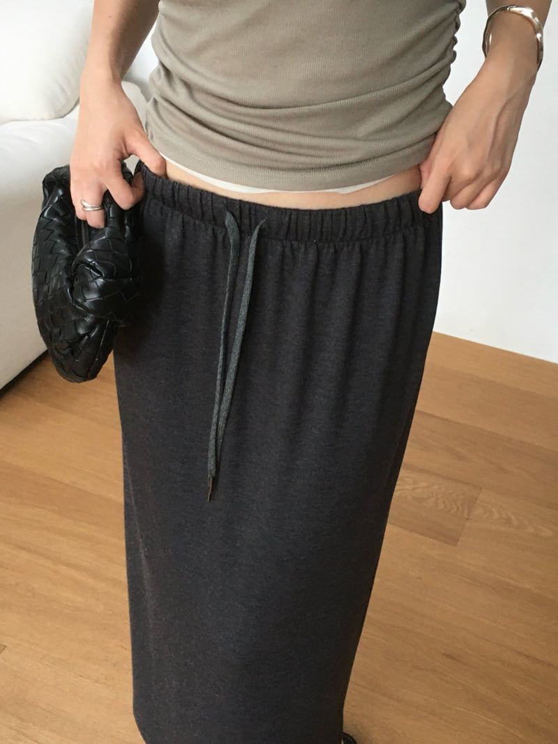 Moani - Korean Women Fashion - #vintageinspired - Comfort Band Skirt - 3