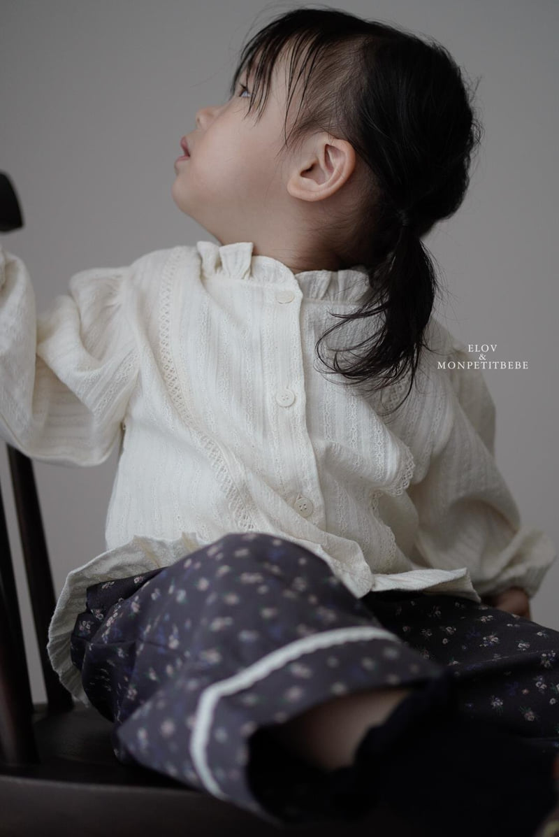 Mon Petit Bebe - Korean Baby Fashion - #babyboutique - Lola Frill Blouse - 5