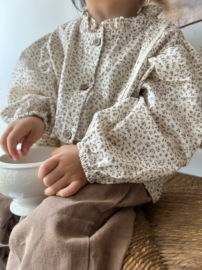 Mon Petit Bebe - Korean Baby Fashion - #babyfever - Lola Frill Blouse - 9