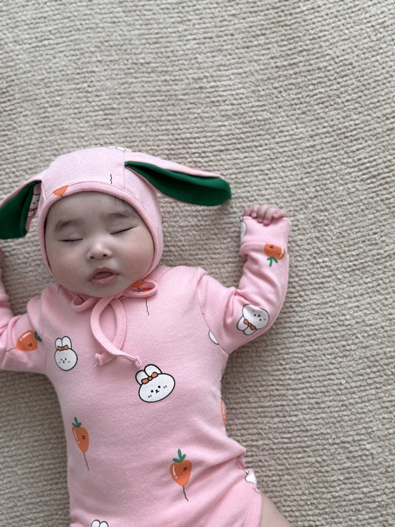 Moran - Korean Baby Fashion - #babyboutique - Rabbit 3-Piece Suit - 8