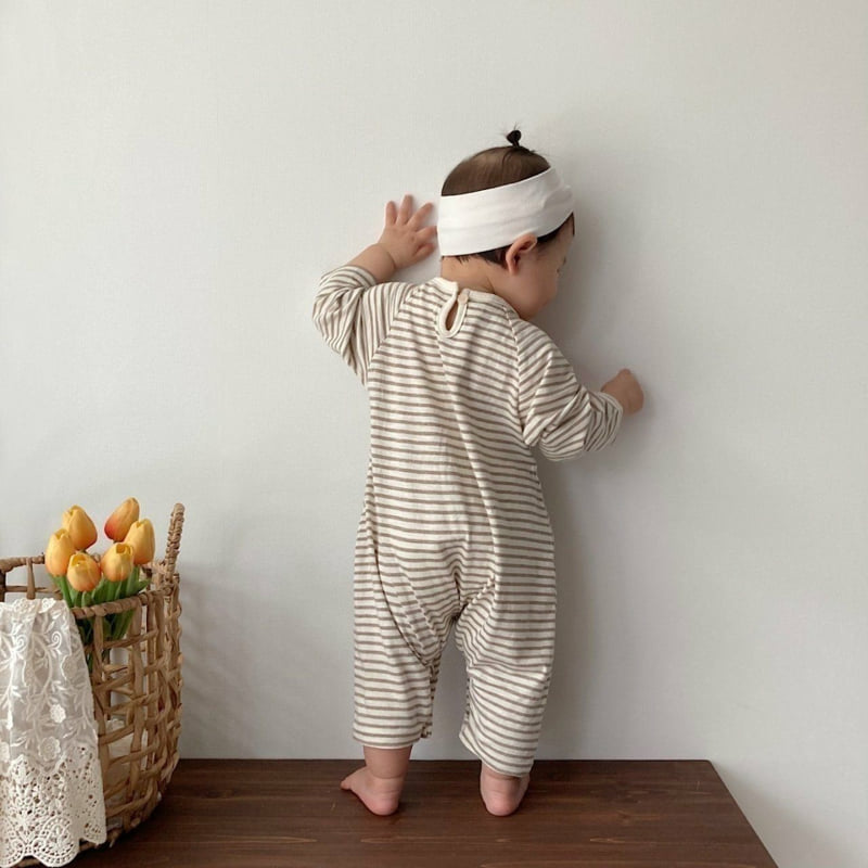 Moran - Korean Baby Fashion - #babyboutique - Mono Heart Suit - 5