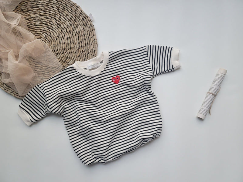 Moran - Korean Baby Fashion - #babyboutique - Basic Heart Suit - 10