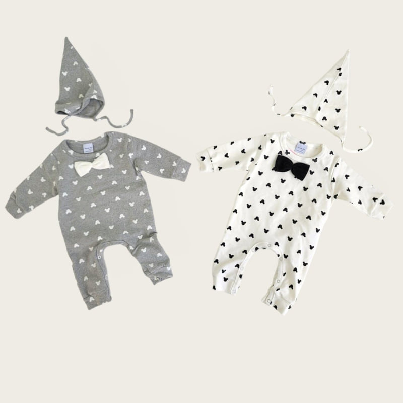 Moran - Korean Baby Fashion - #babyboutique - Bow Tie Suit Set - 10