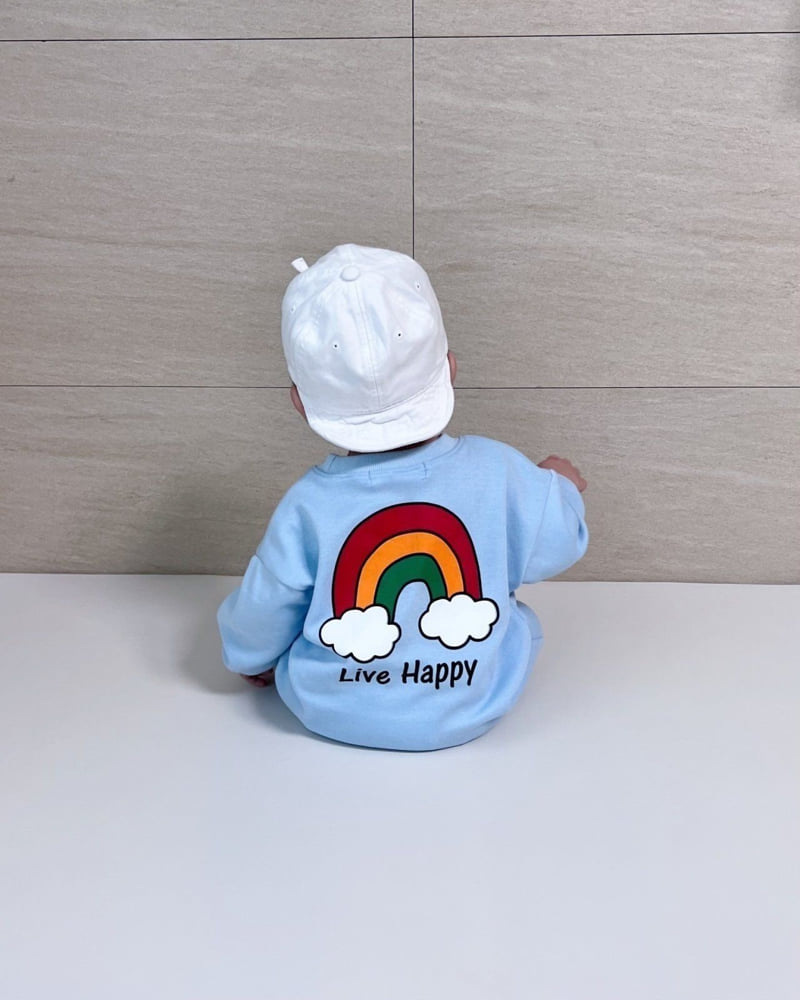 Moran - Korean Baby Fashion - #babyboutique - Rainbow Suit - 4