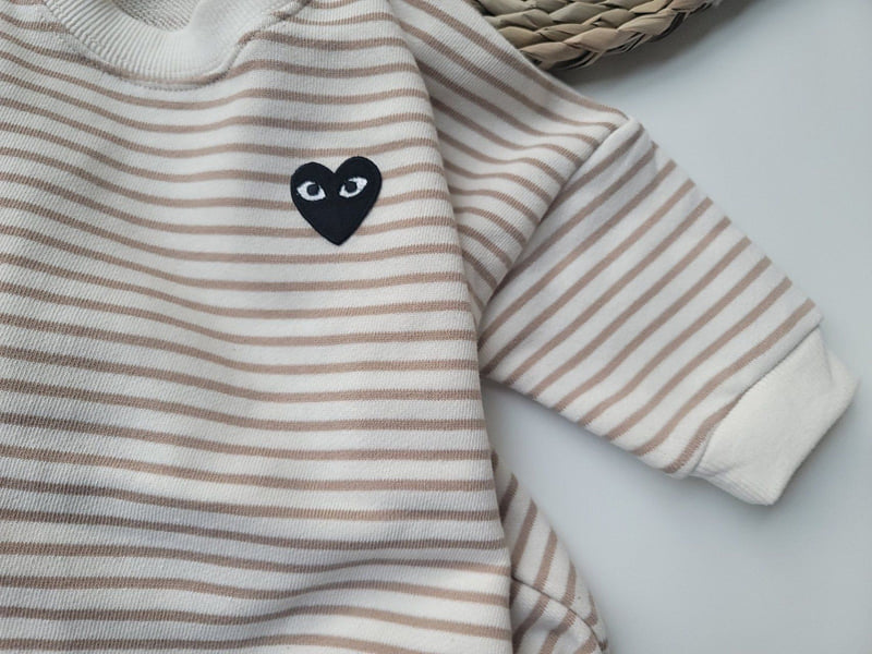 Moran - Korean Baby Fashion - #babyboutiqueclothing - Basic Heart Suit - 12