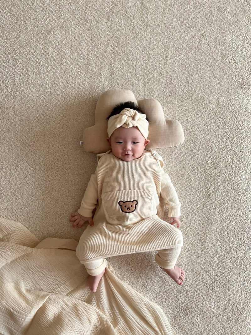 Moran - Korean Baby Fashion - #babyboutiqueclothing - Waffle Sleep Vest - 7