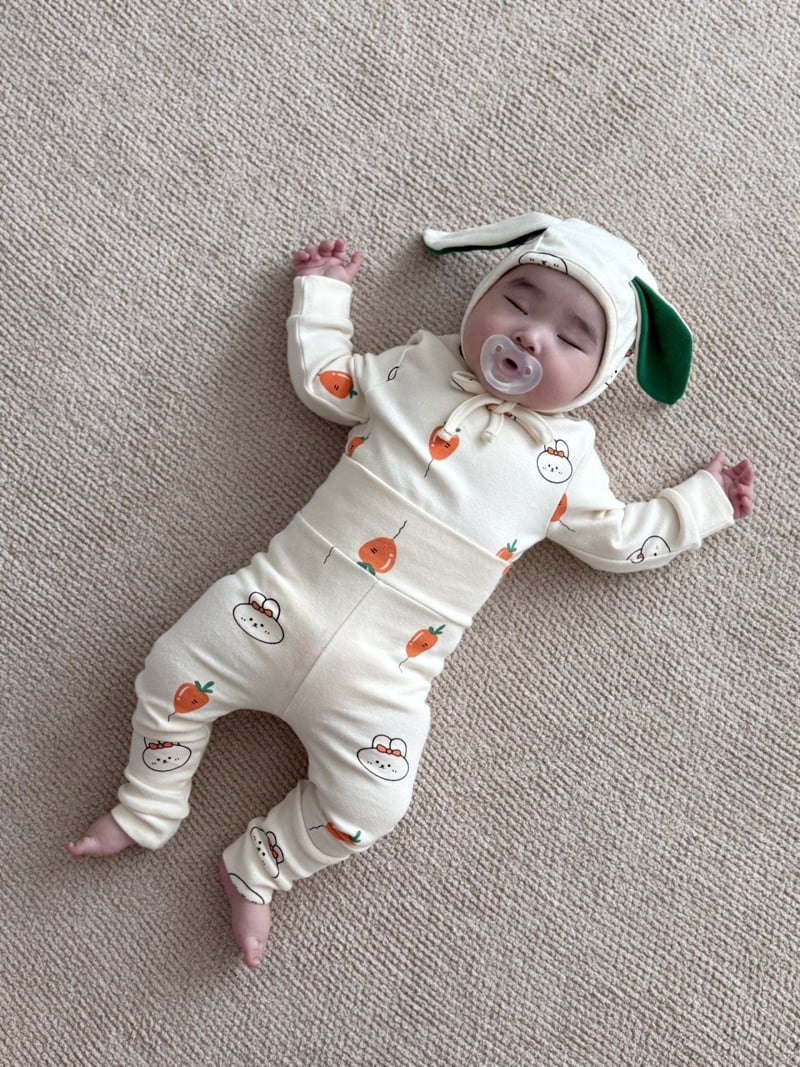 Moran - Korean Baby Fashion - #babyclothing - Rabbit 3-Piece Suit - 10