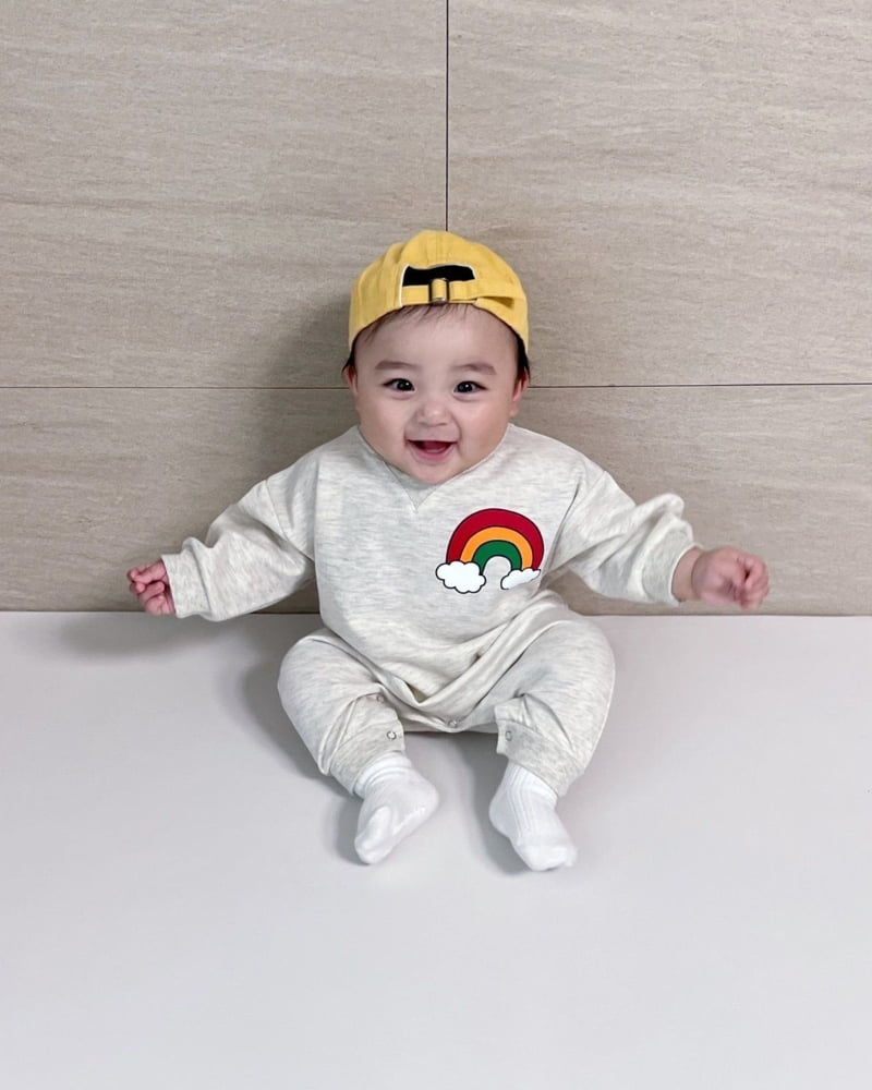Moran - Korean Baby Fashion - #babyfashion - Rainbow Suit - 6