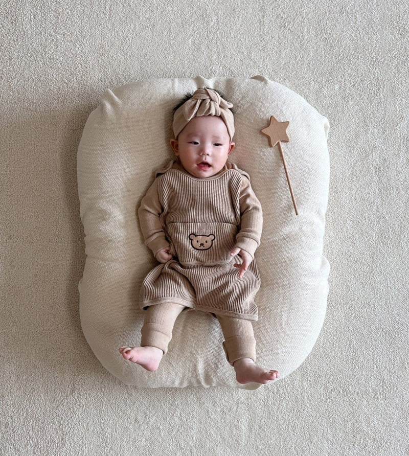 Moran - Korean Baby Fashion - #babyfashion - Waffle Sleep Vest - 9