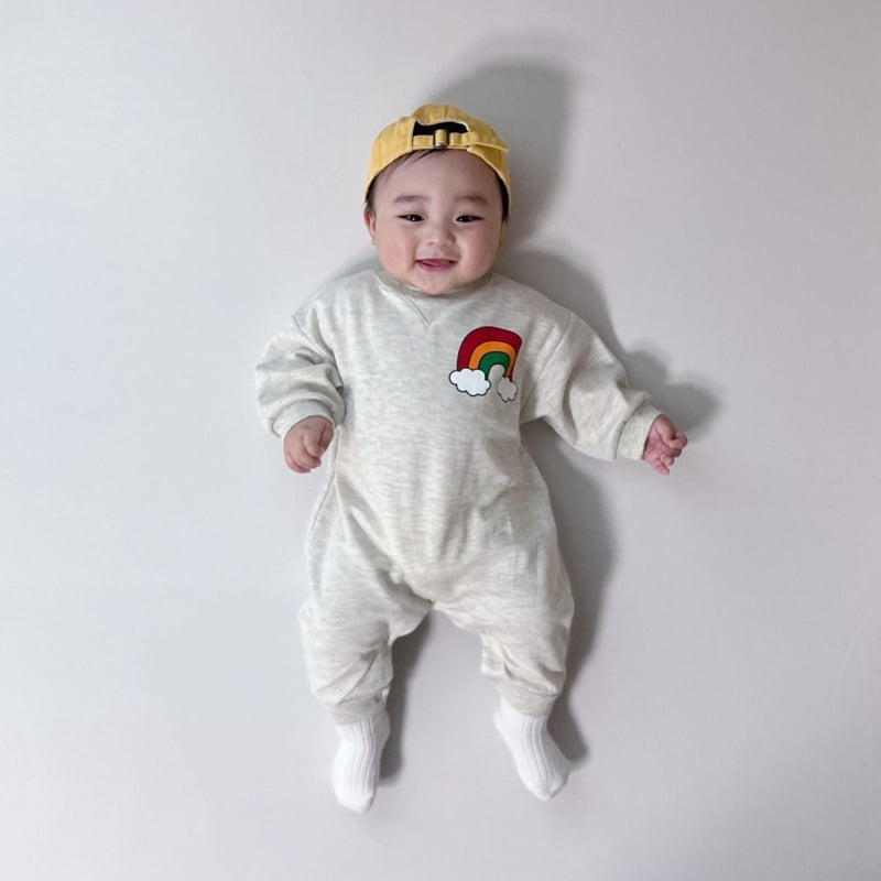 Moran - Korean Baby Fashion - #babyfever - Rainbow Suit - 7