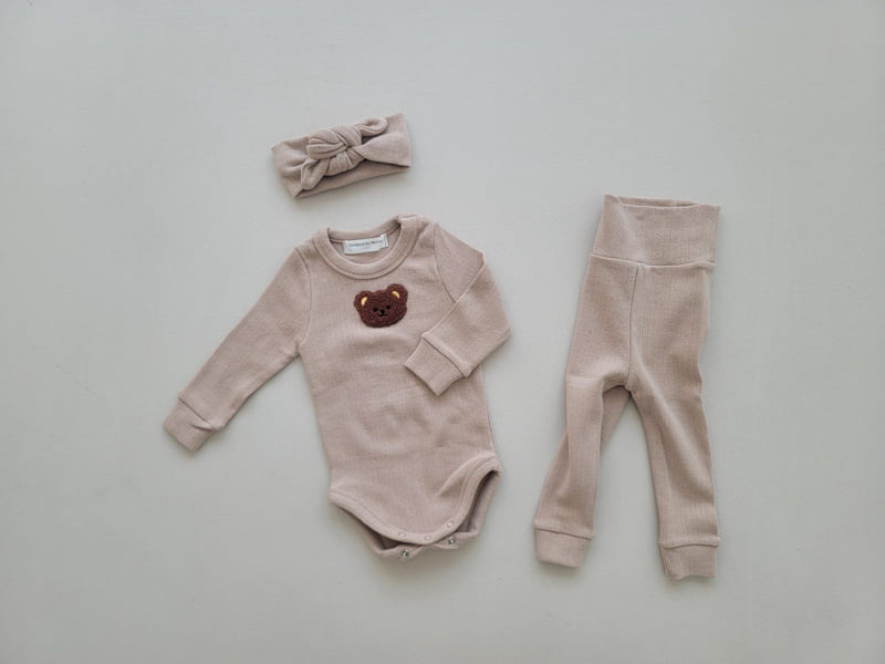 Moran - Korean Baby Fashion - #babyfever - Arche 3-Piece Suit - 11