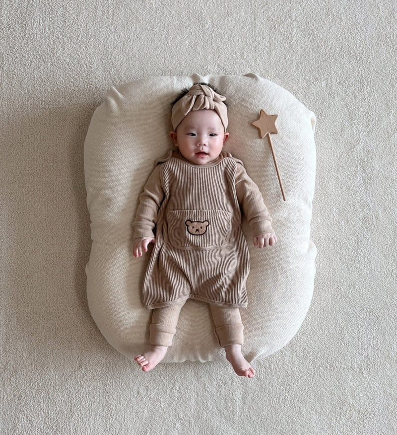 Moran - Korean Baby Fashion - #babyfever - Waffle Sleep Vest - 10