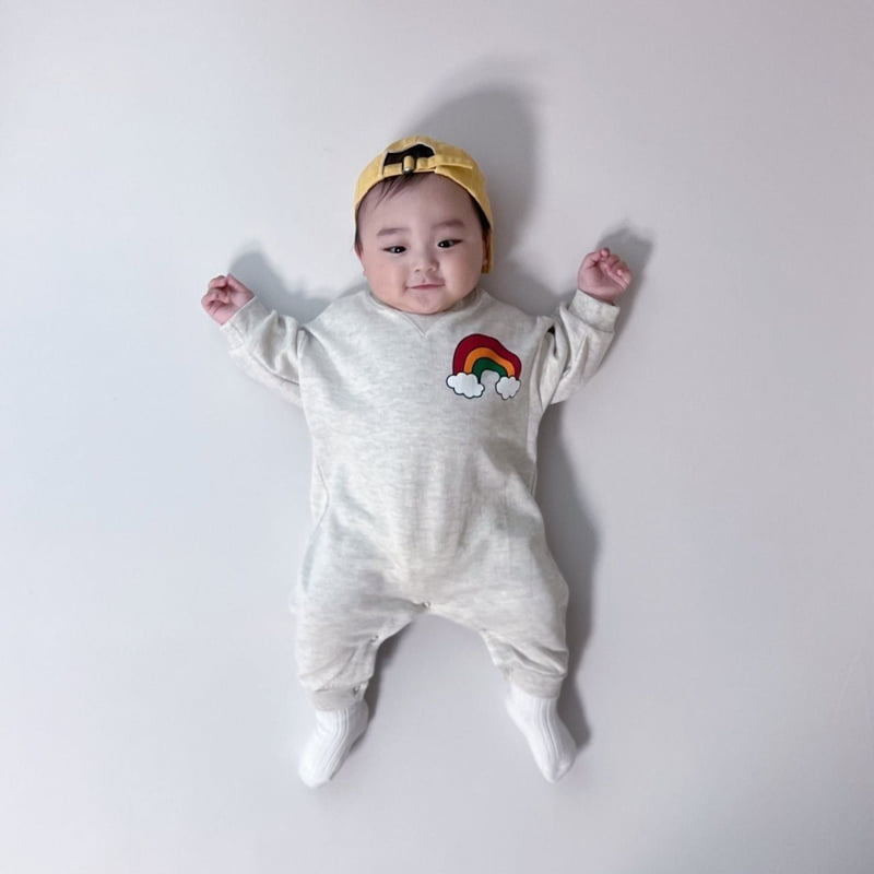Moran - Korean Baby Fashion - #babygirlfashion - Rainbow Suit - 8