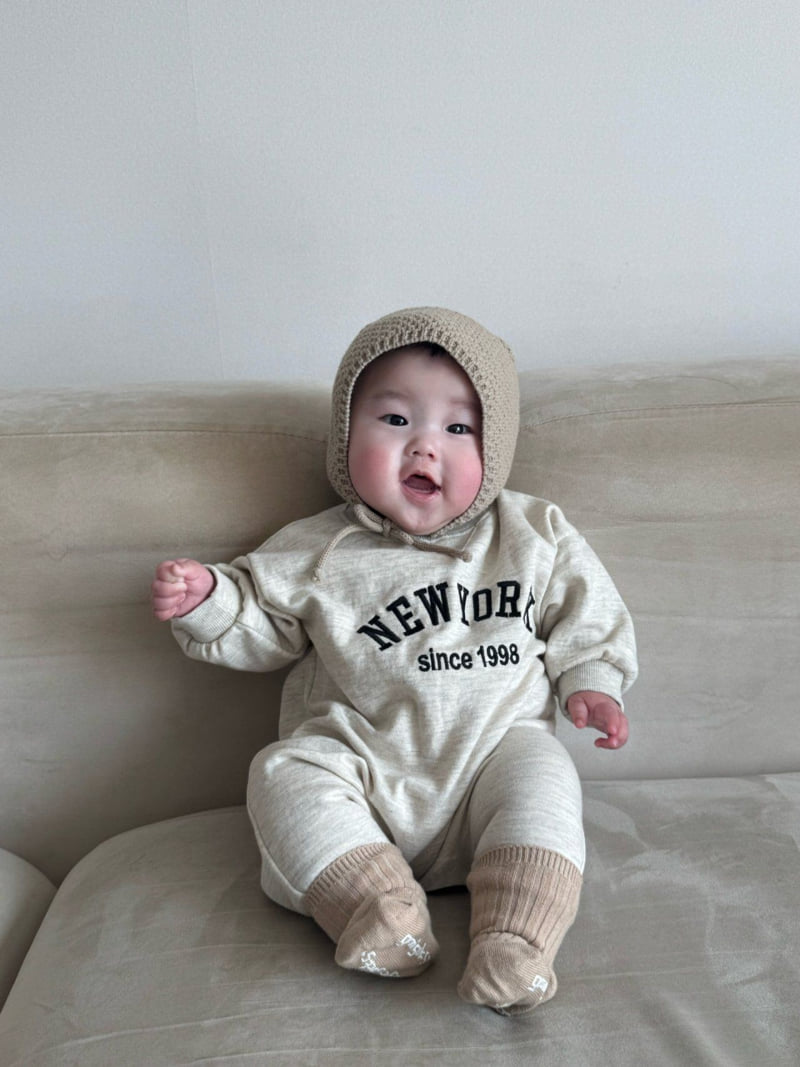 Moran - Korean Baby Fashion - #babyfever - New York Embroidery Suit - 4