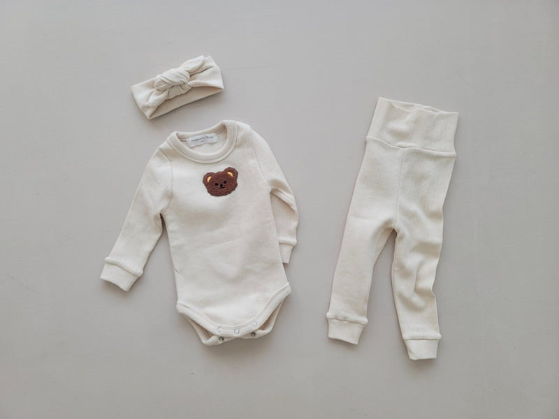 Moran - Korean Baby Fashion - #babygirlfashion - Arche 3-Piece Suit - 12