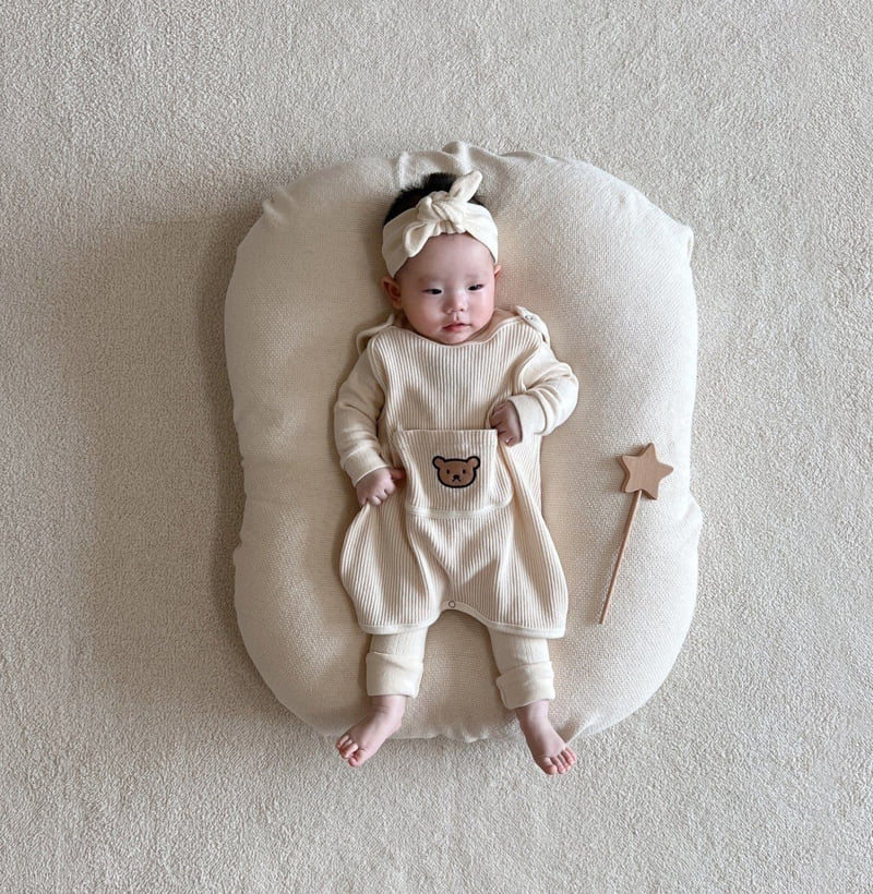 Moran - Korean Baby Fashion - #babygirlfashion - Waffle Sleep Vest - 11