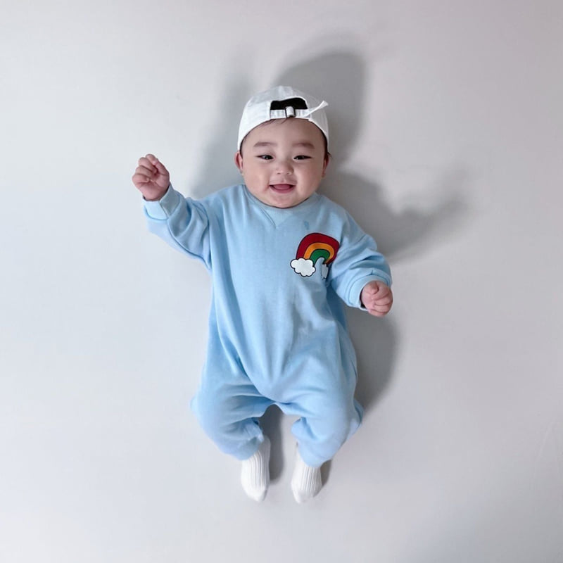 Moran - Korean Baby Fashion - #babylifestyle - Rainbow Suit - 9
