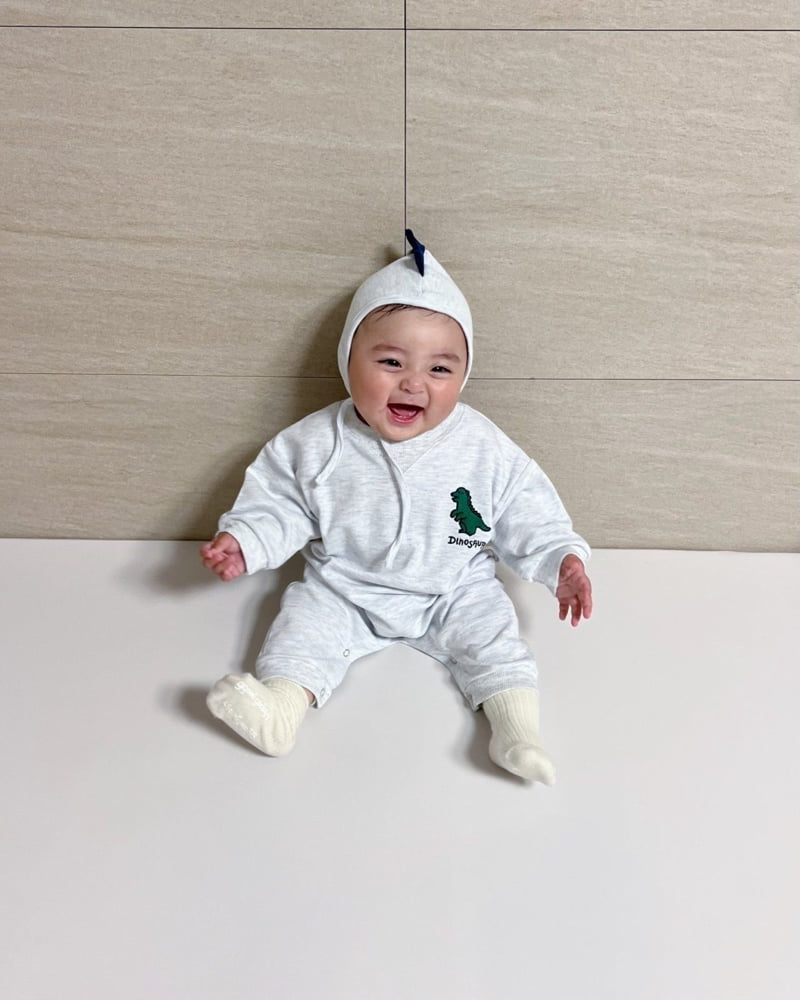 Moran - Korean Baby Fashion - #babyootd - Dinosaur Suit - 8