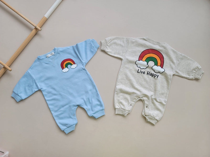Moran - Korean Baby Fashion - #babyootd - Rainbow Suit - 11