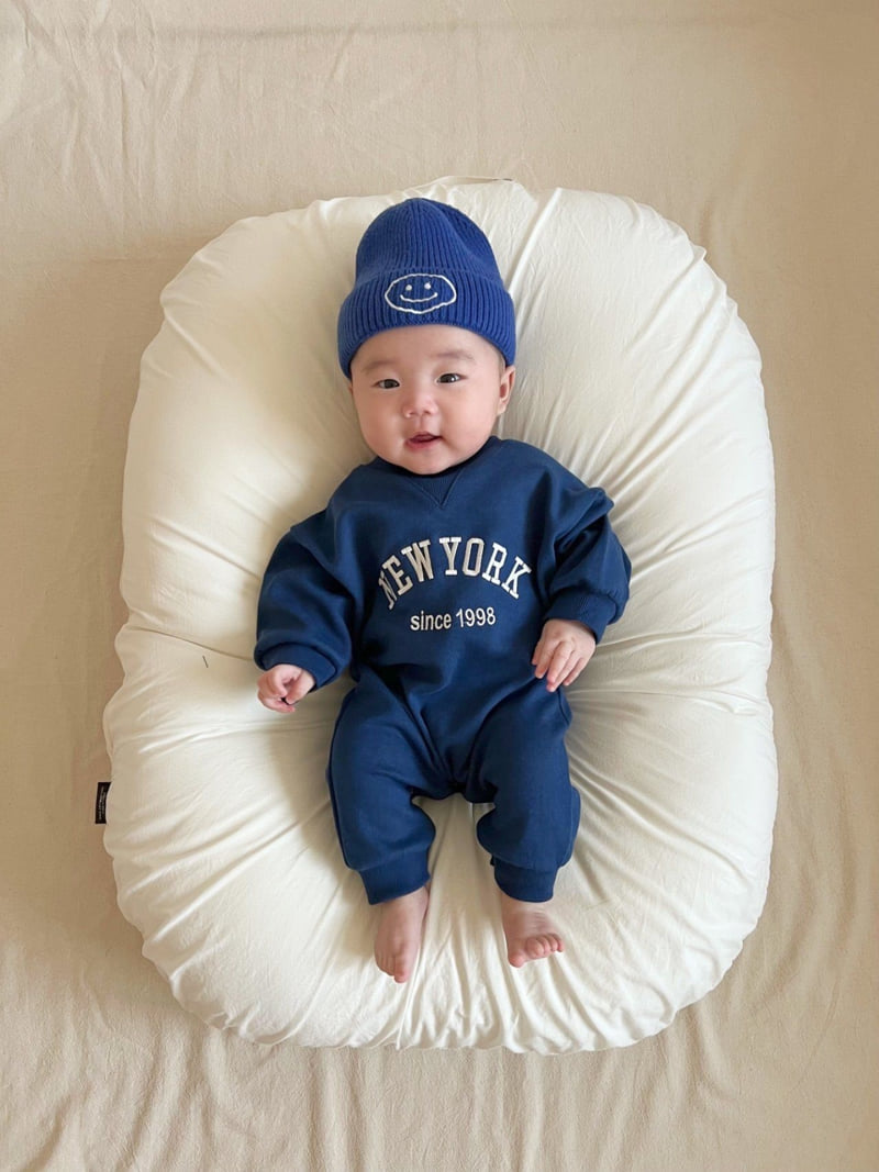 Moran - Korean Baby Fashion - #babyootd - New York Embroidery Suit - 7