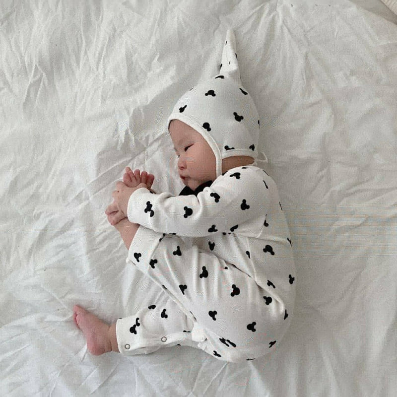 Moran - Korean Baby Fashion - #babyootd - Bow Tie Suit Set - 3