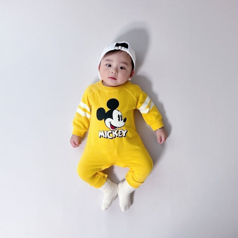 Moran - Korean Baby Fashion - #babyoutfit - Lime Suit - 3