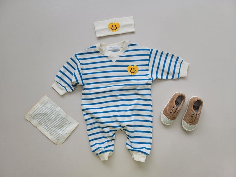 Moran - Korean Baby Fashion - #babyoutfit - Smiley Heart Suit Set - 9