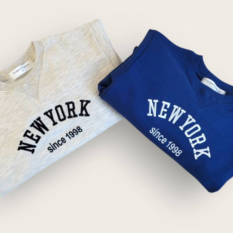Moran - Korean Baby Fashion - #babyoutfit - New York Embroidery Suit - 9